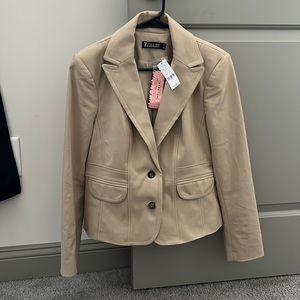 Tan New York & Company Blazer